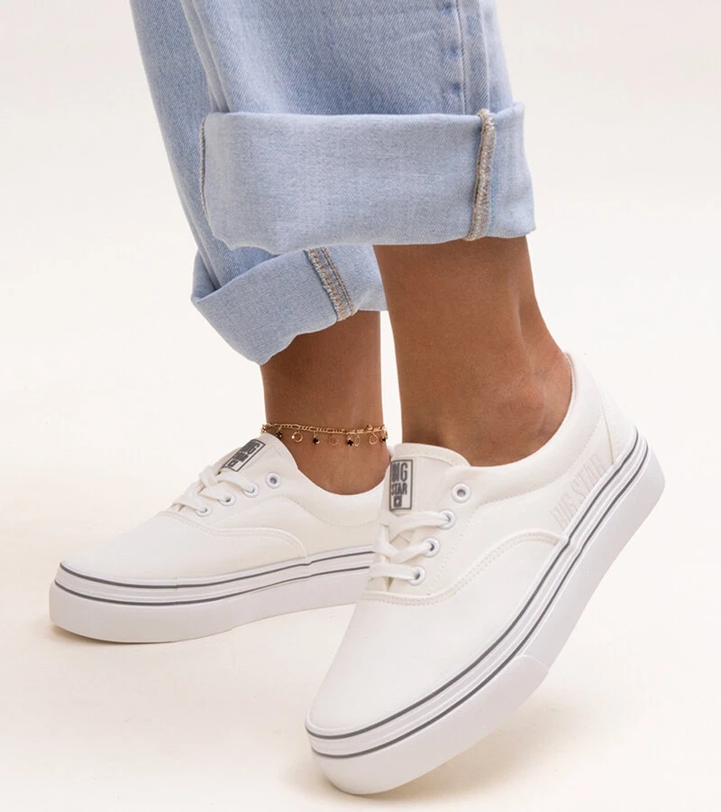 Biele tenisky Big Star LL274228 101