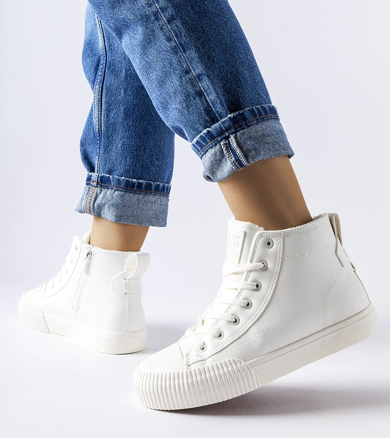 Biela zateplená teniska Big Star MM274017