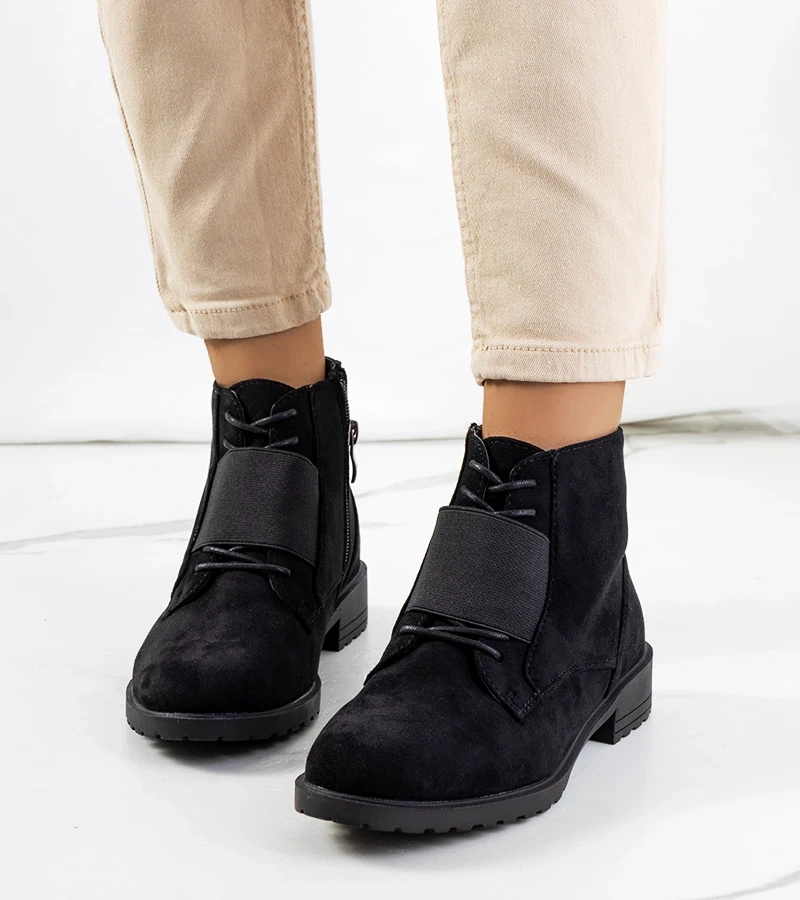 Čierna botki Manoella