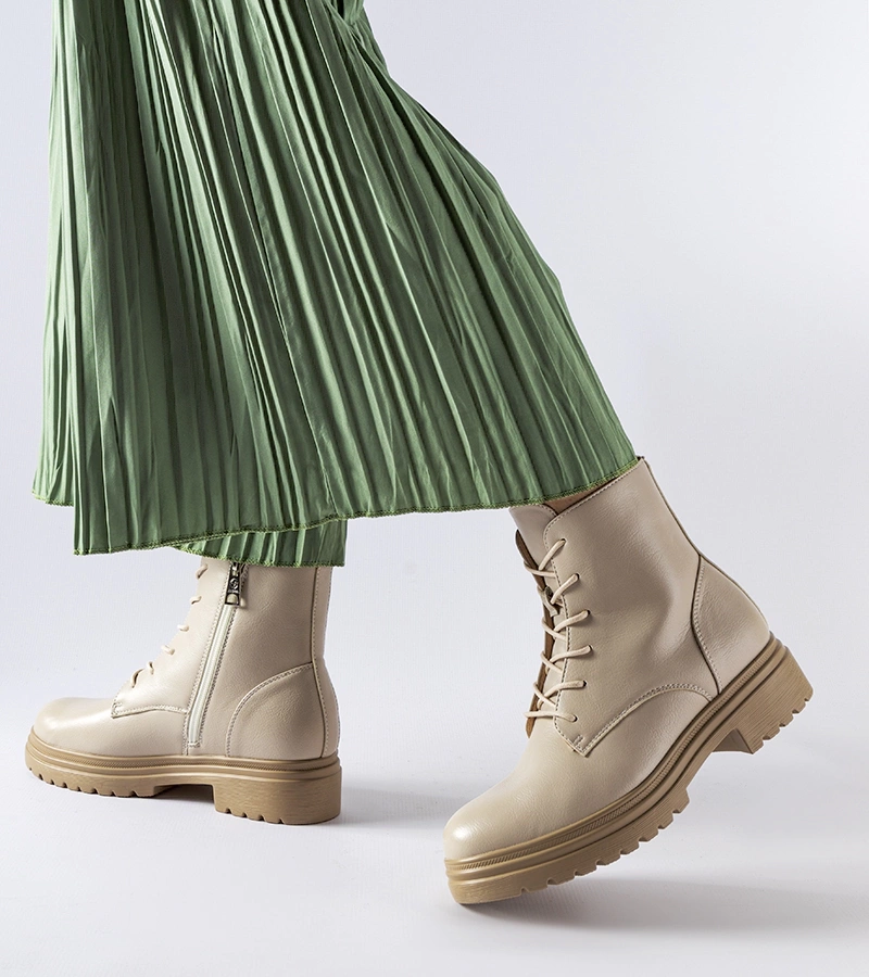 Béžové zateplené trappery Vinceza