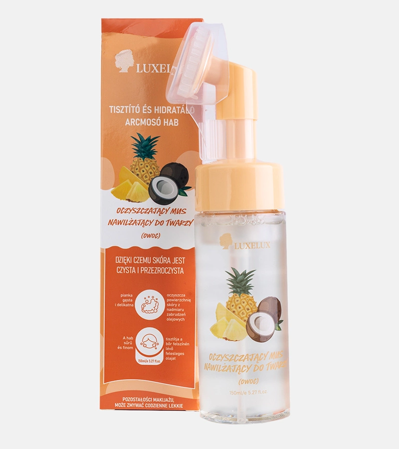 Čistiaca a hydratačná ovocná pena na tvár Luxelux 150 ml