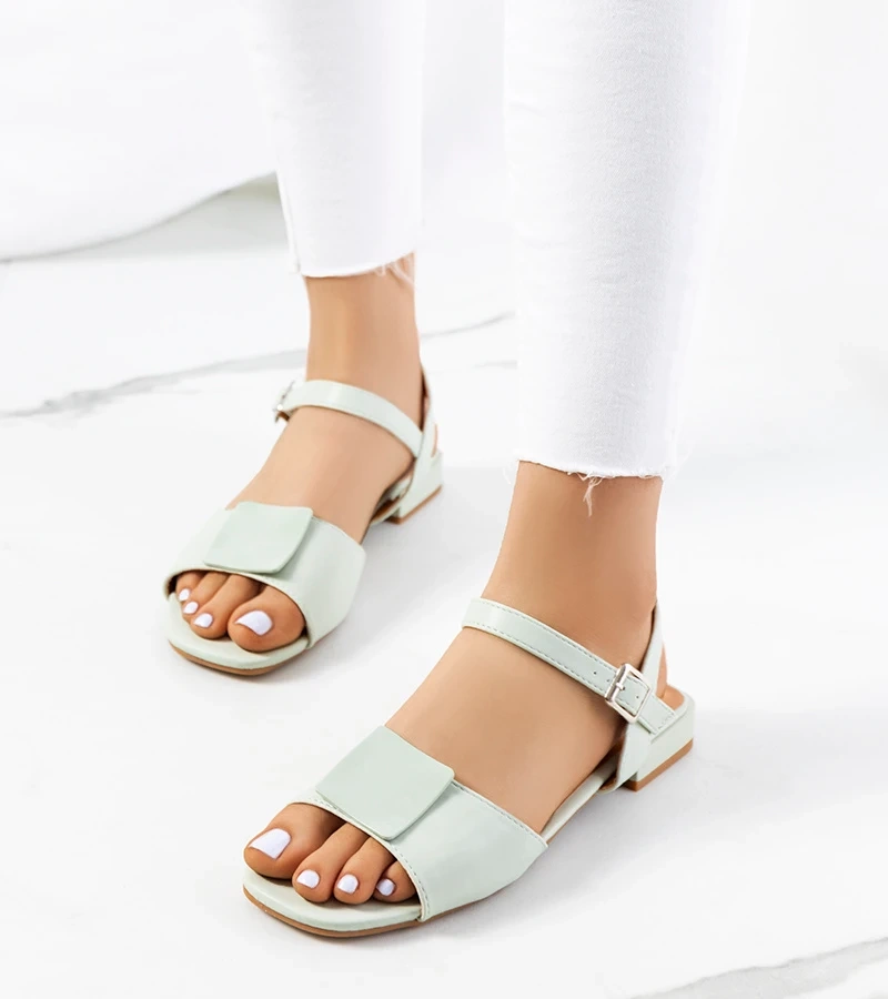 Zelené elegantné sandále Timmins