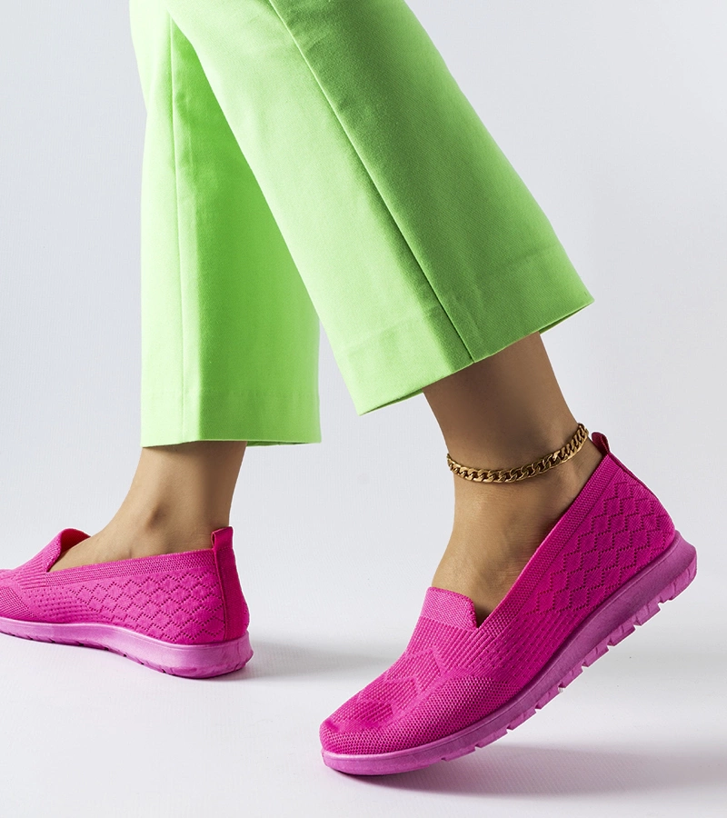 Ružové látkové tenisky od Aoife