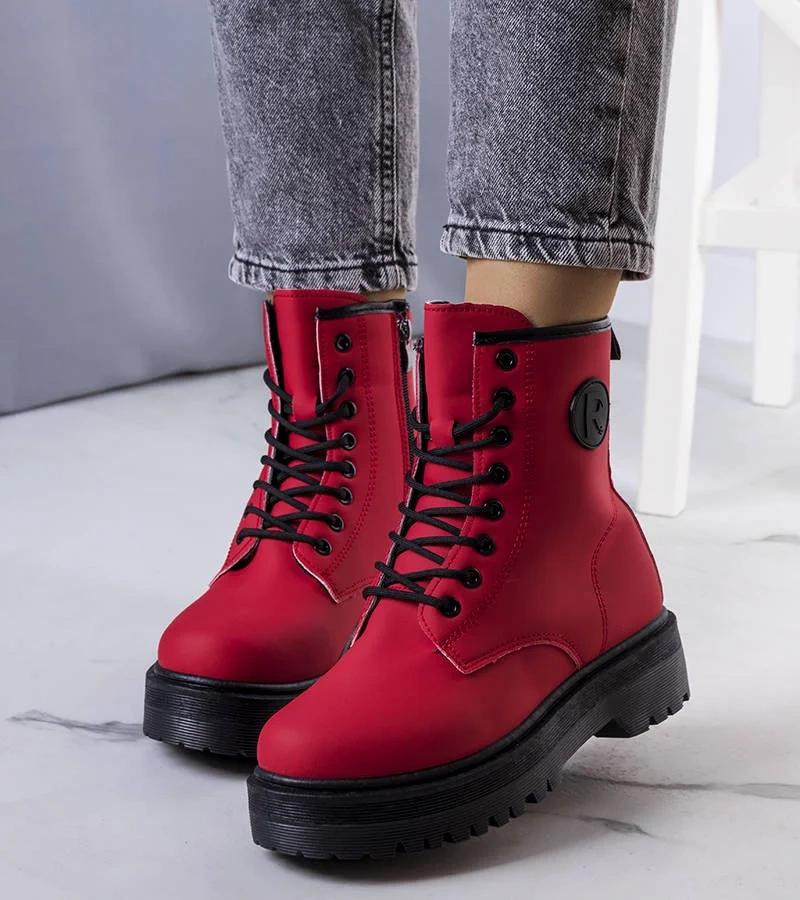 Dirk matné červené trapery