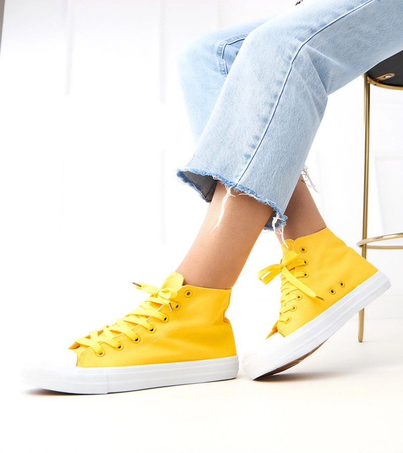 Žlté vysoké tenisky Ghanem