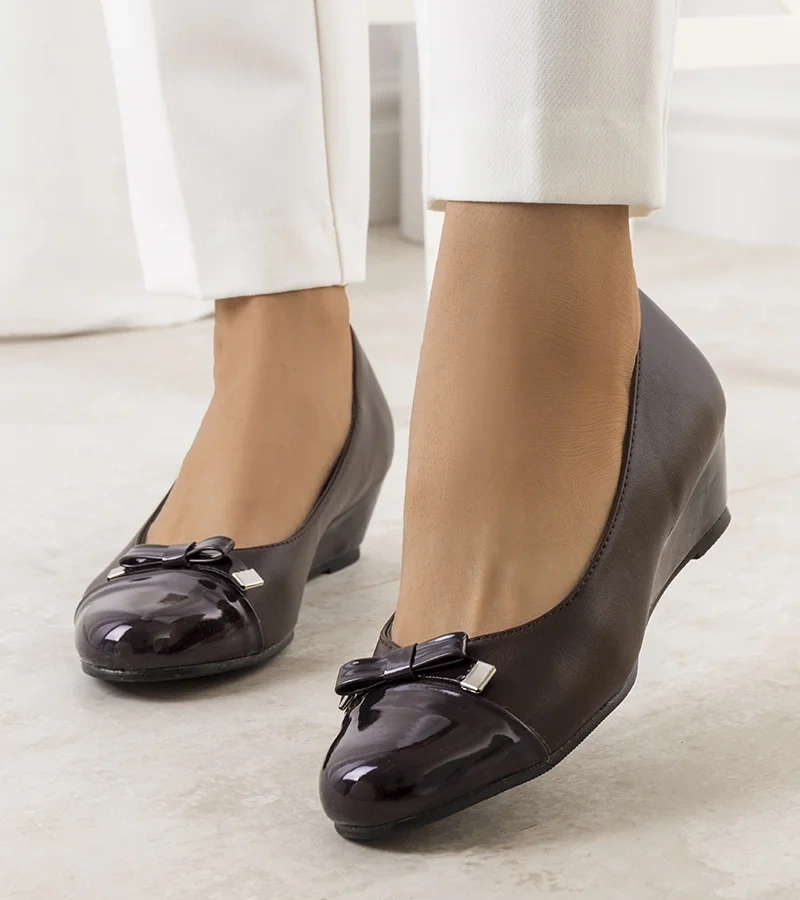 Hnedé lodičky Cavalcanti na podpätkoch