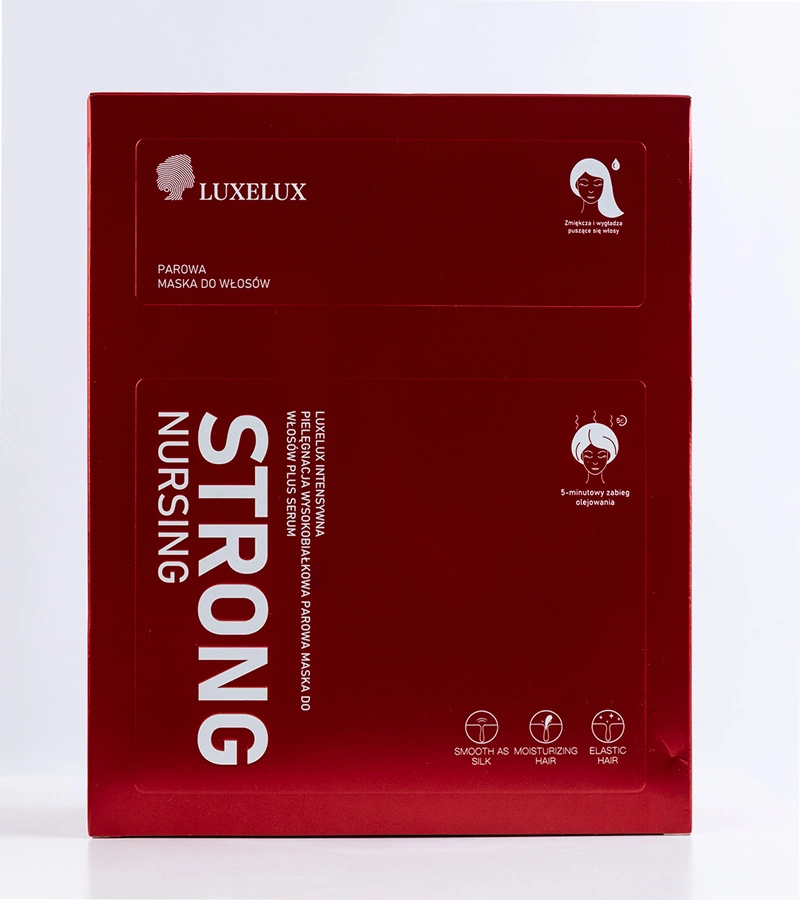 Parná maska na vlasy LUXELUX STRONG NURSING