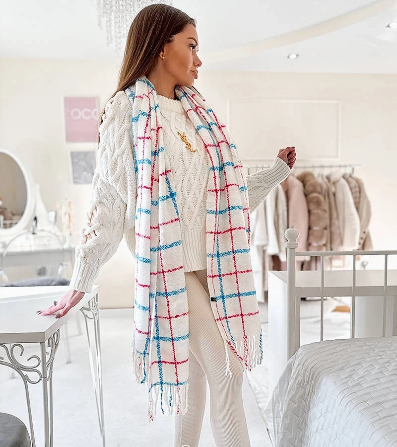 Čierno modrá šatka Aria