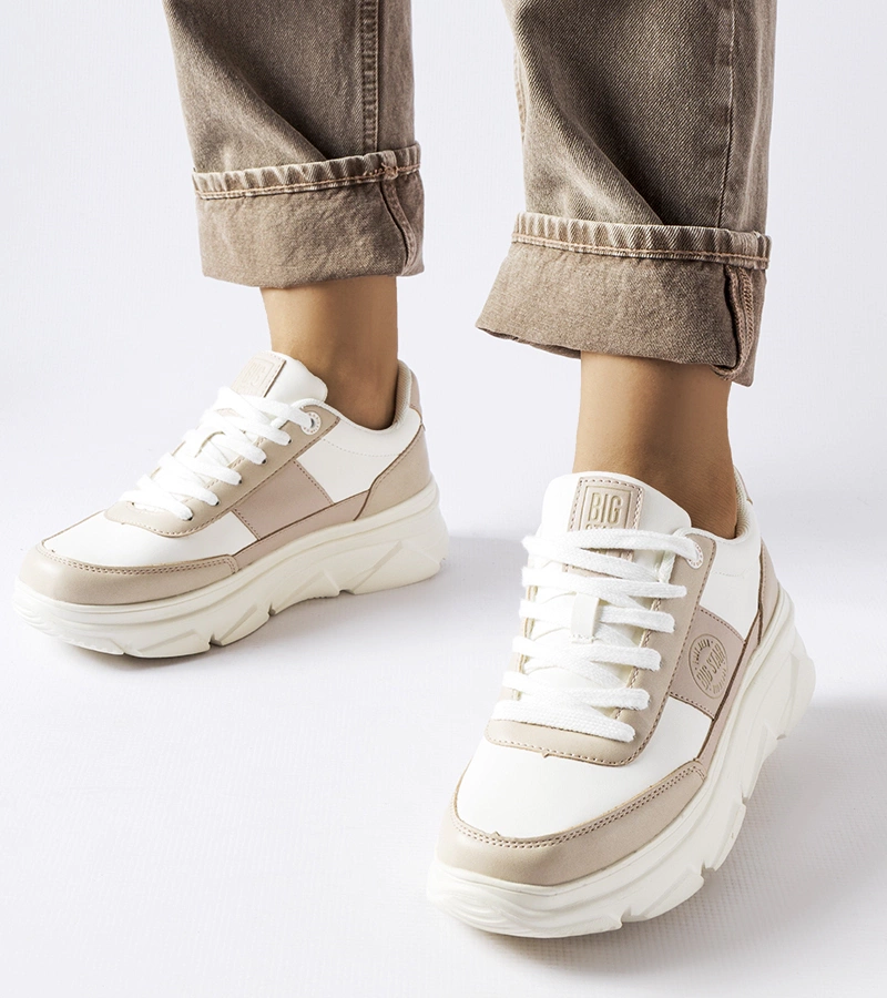 Biela tenisky Big Star MM274500