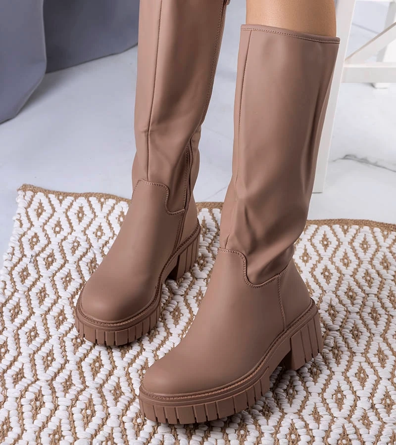 Hnedé zateplené topánky Salda