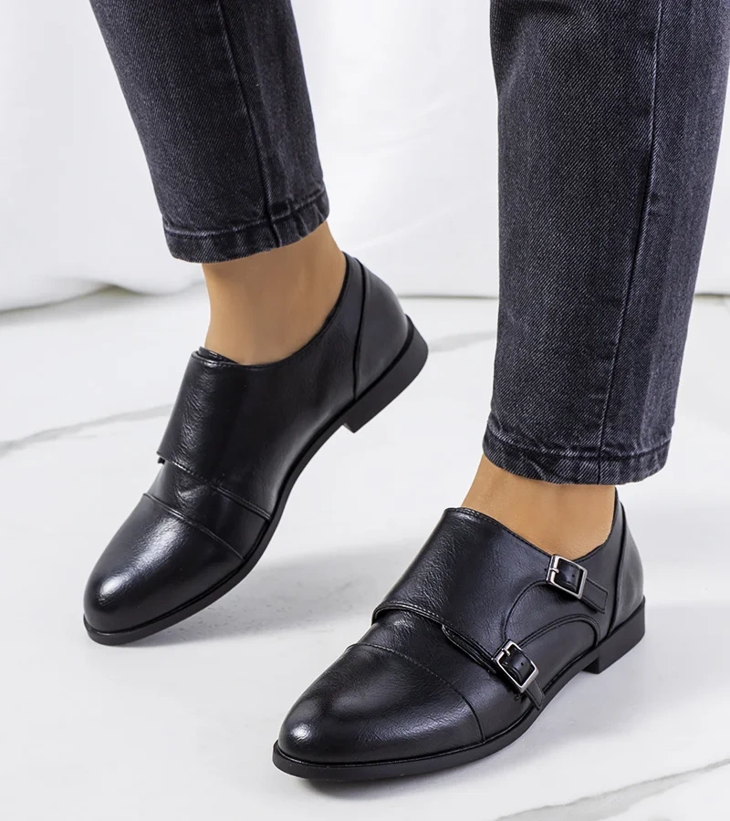 Čierne poltopánky Bassa