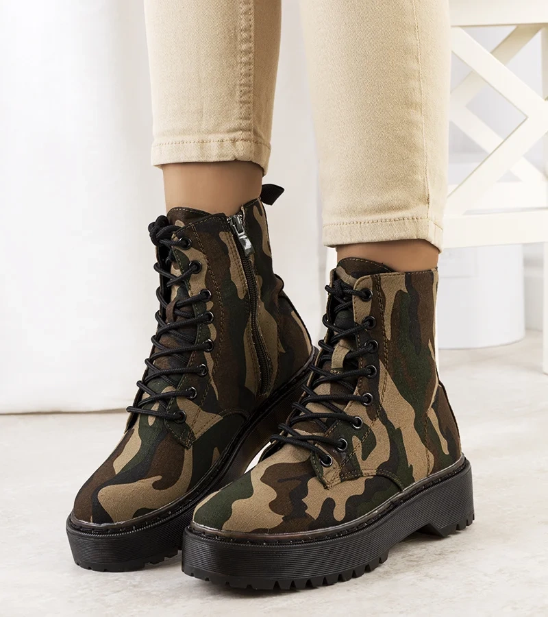 Lanita zelené vojenské trapery