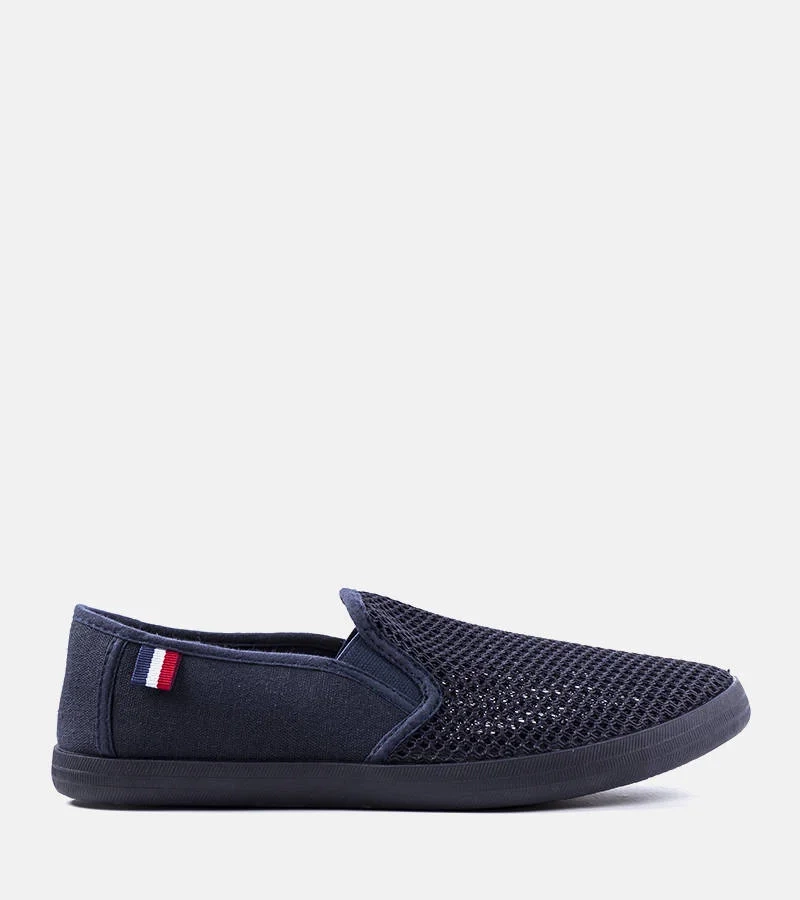 Pánske tmavomodré ažurové tenisky Garibaldi