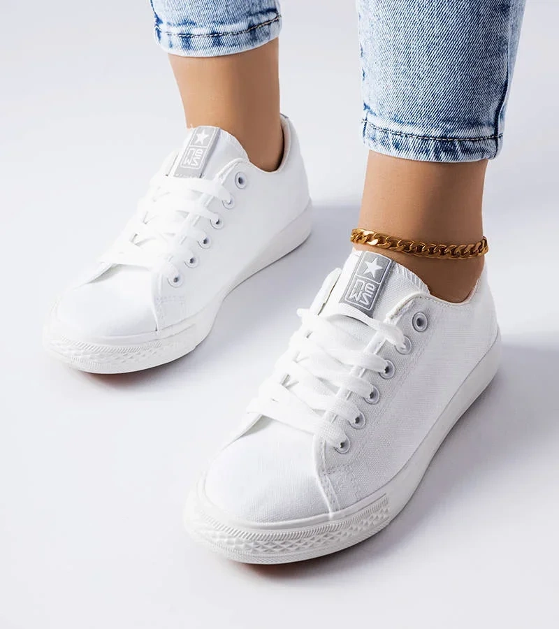 Biele klasické tenisky Ancelote