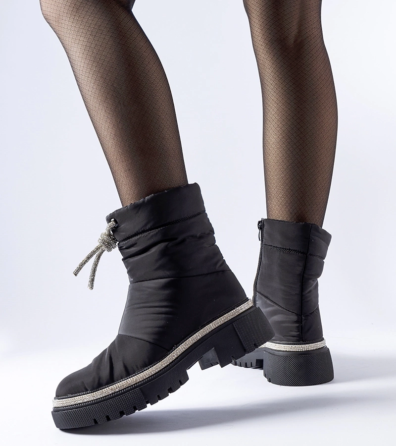 Čierne snehule zdobené zirkónmi Giusti