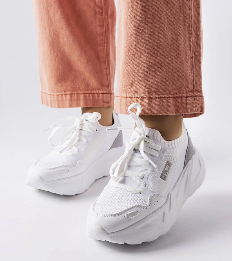 Biele tenisky Big Star JJ274604