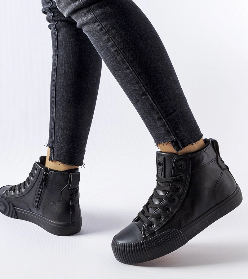 Čierne zateplené tenisky Big Star MM274020