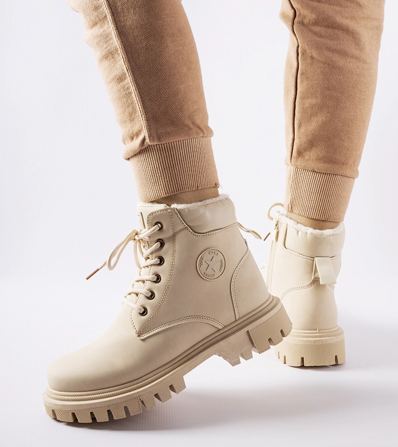 Hnedé zateplené dámske trapery Araujo