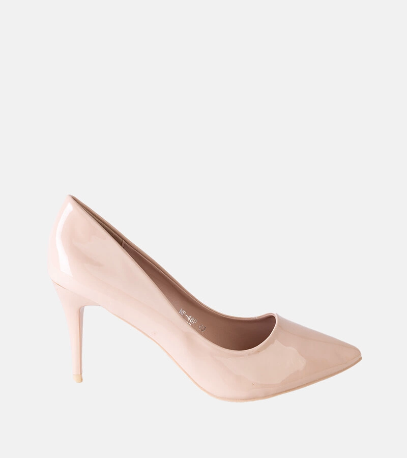 Bežové lakované podpätky Greece