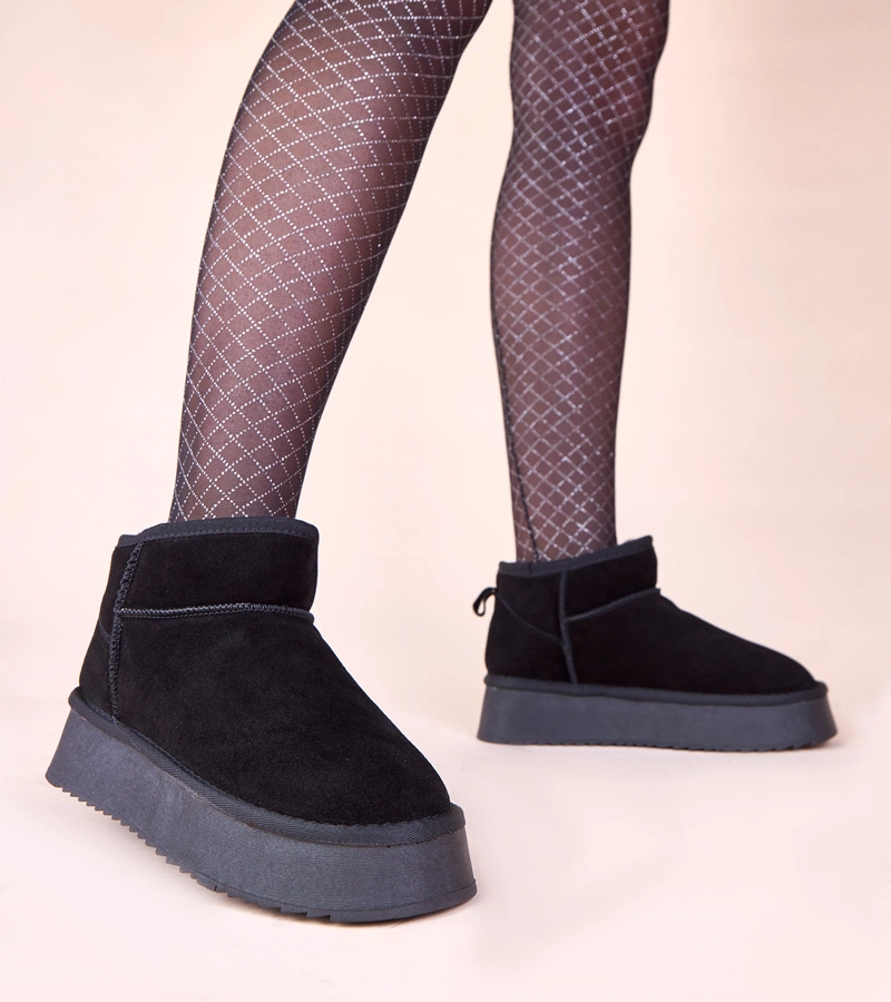 Čierne snehule z prírodného semiša Armona