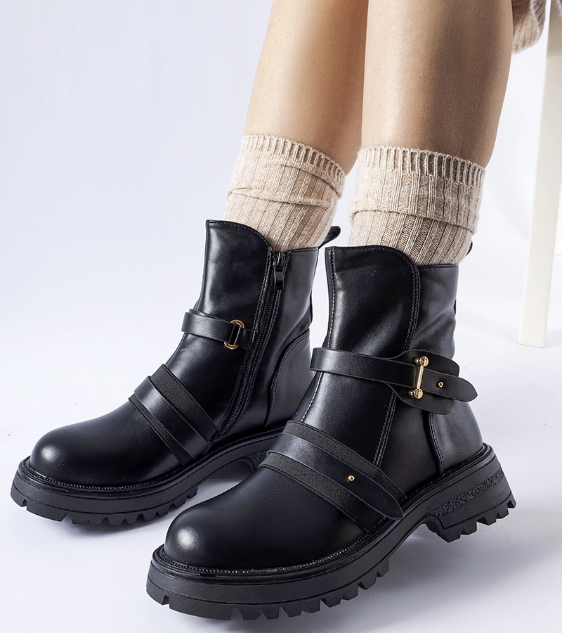 Čierne zateplené čižmy Laderoute