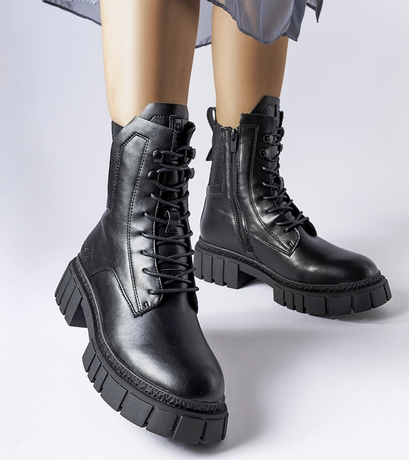 Čierne zateplené workery Big Star MM274581