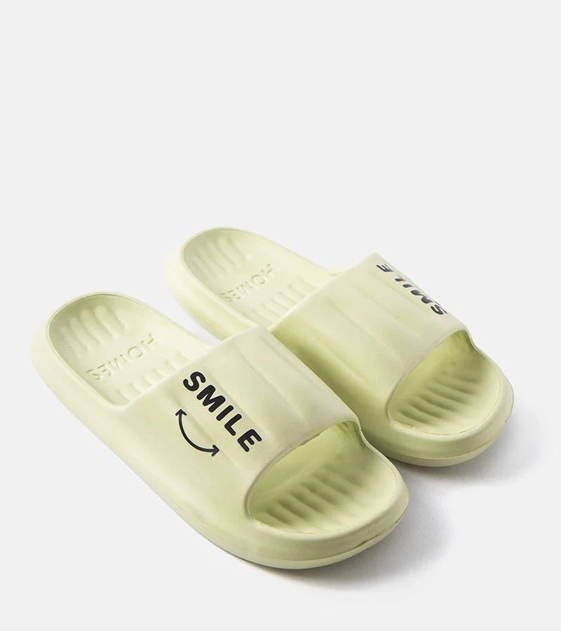 Zelené penové žabky Smile