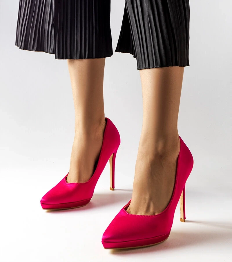 Ružové saténové ihlice Silje