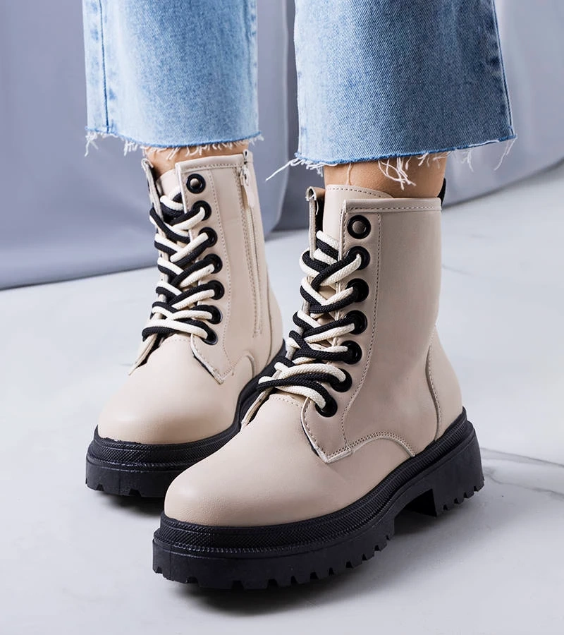 Béžová izolovaná botki Jolene