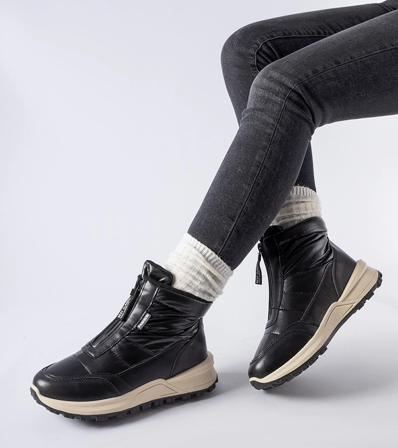 Čierne zateplené snehule s nášivkou Ritter