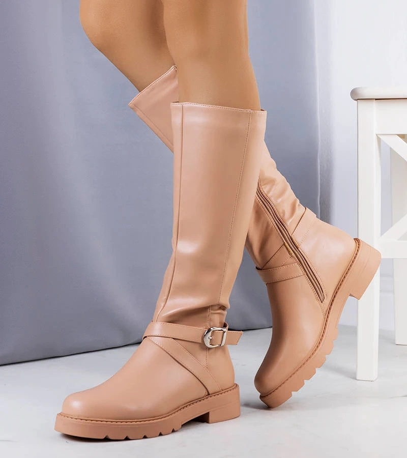 Béžové zateplené topánky Olmin