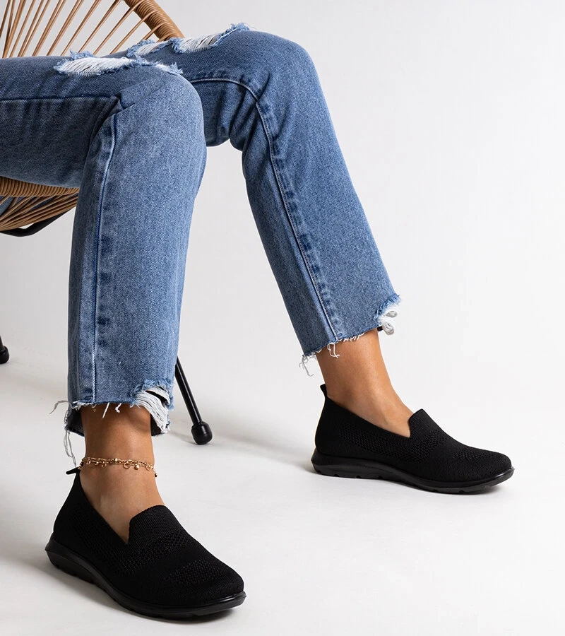 Čierne tenisky na penovej podrážke Rahima