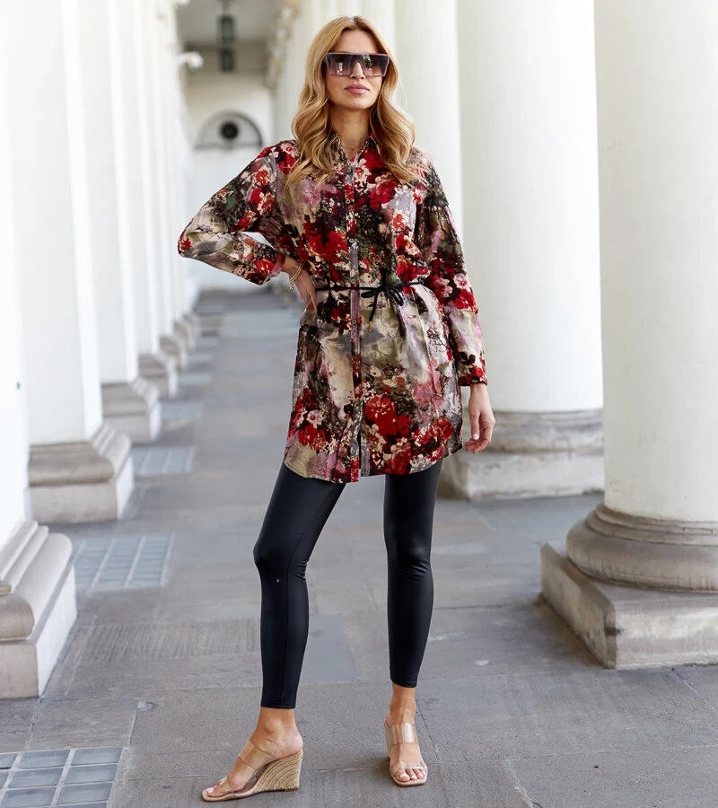 Červená dámska tunika Zama