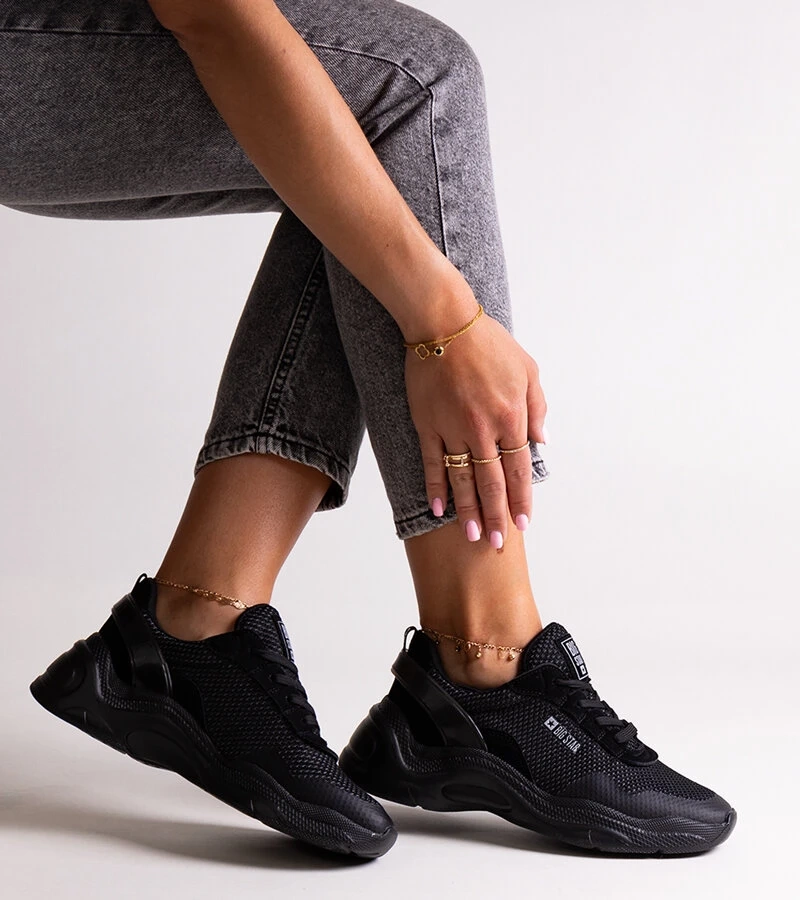 Čierne tenisky Big Star LL274A065