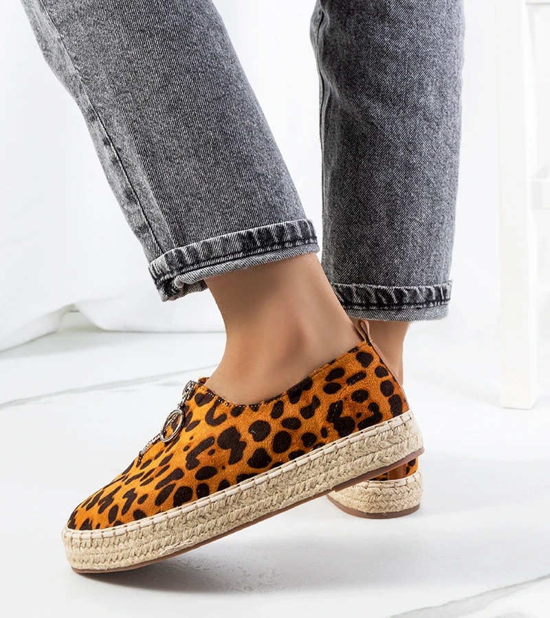 Hnedé espadrilky Verneli