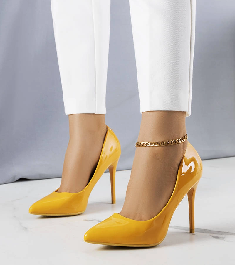 Oranžové lakované ihlice Tiffany