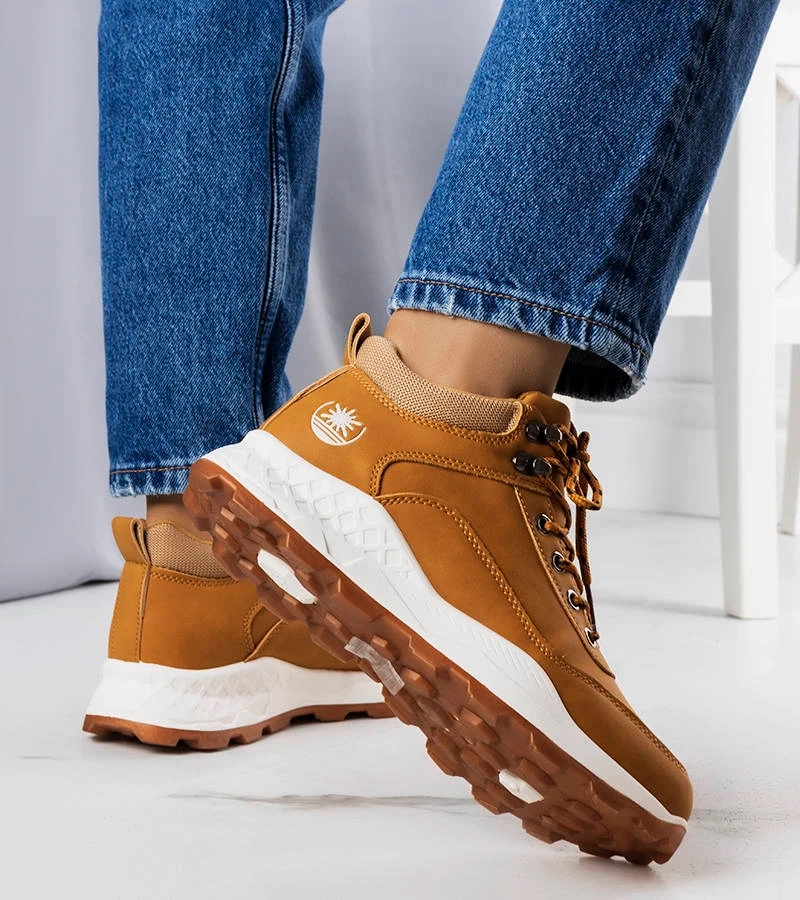 Hnedé zateplené dámske trappery Durani