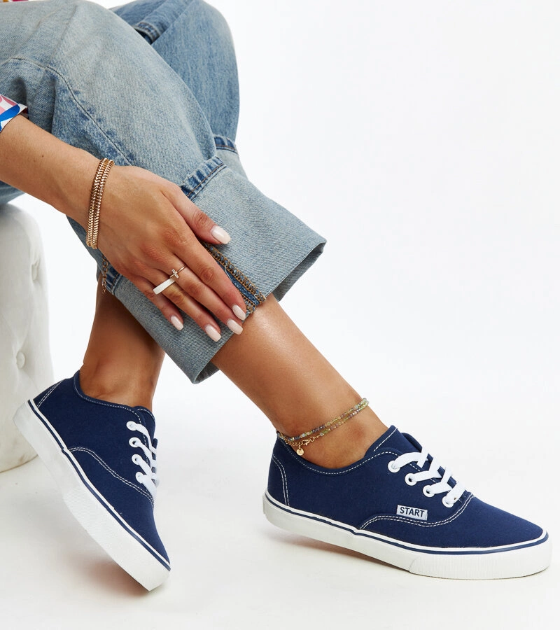 Modré klasické tenisky Erla