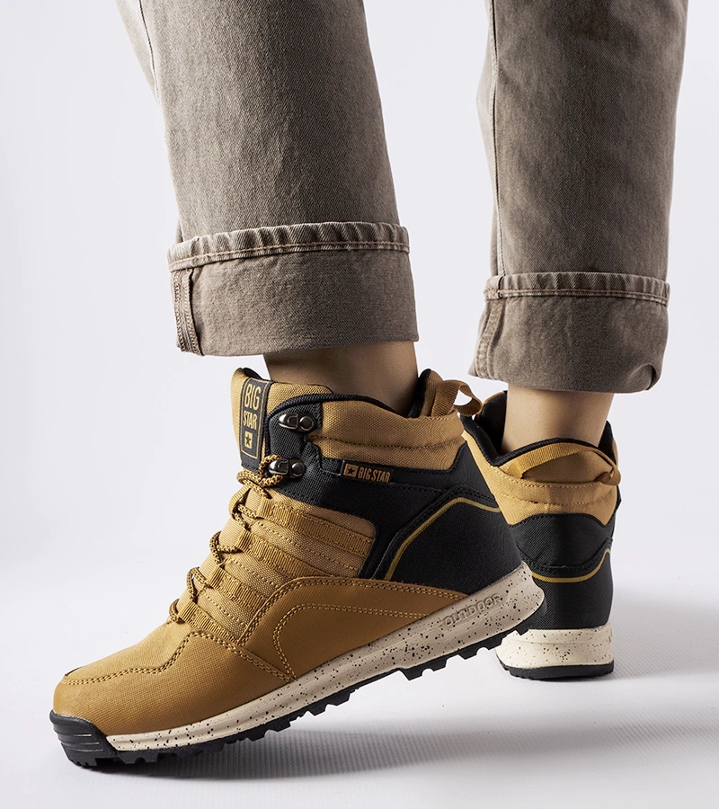 Hnedé trekové topánky Big Star KK274609