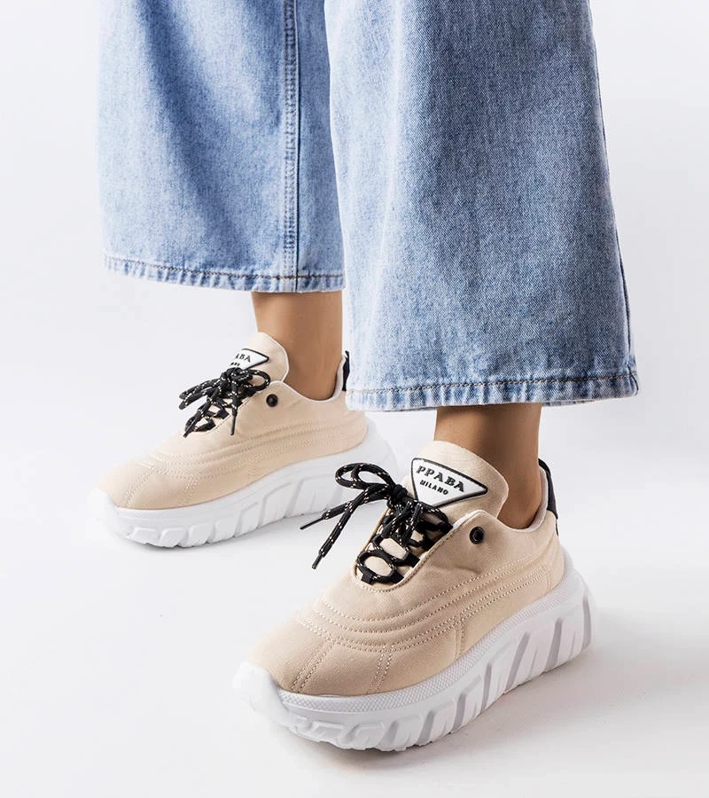 Béžové tenisky Aisys