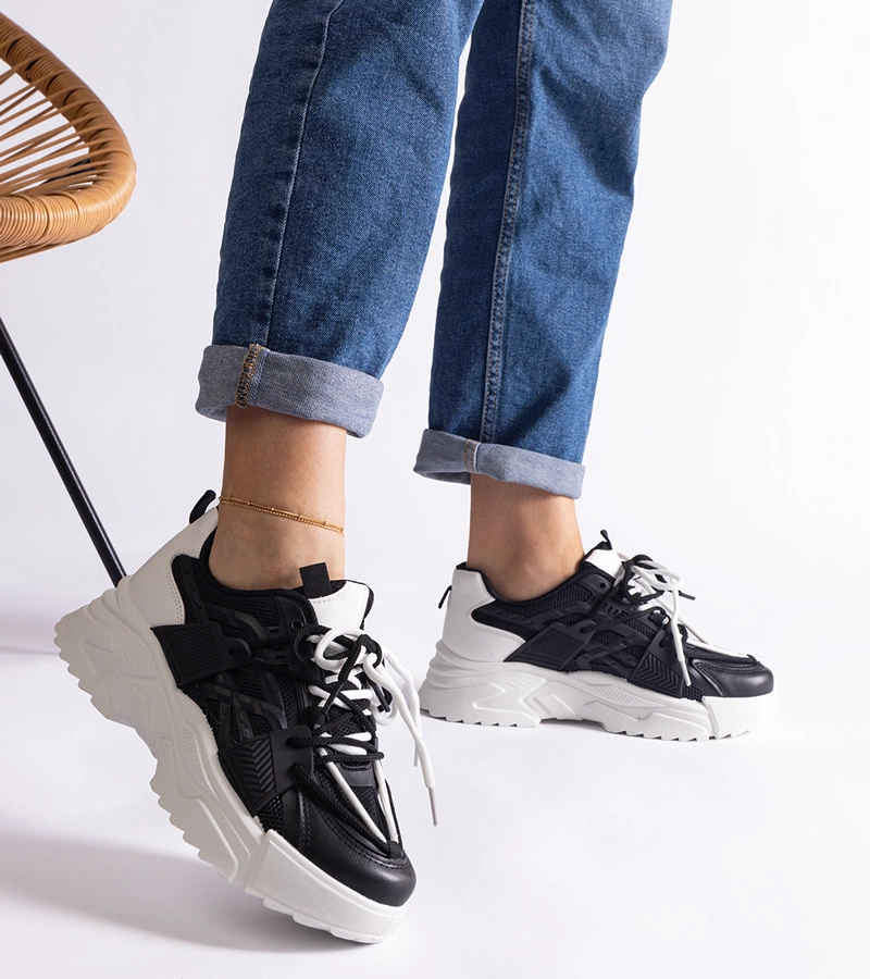 Čierne športové tenisky dámske Alva