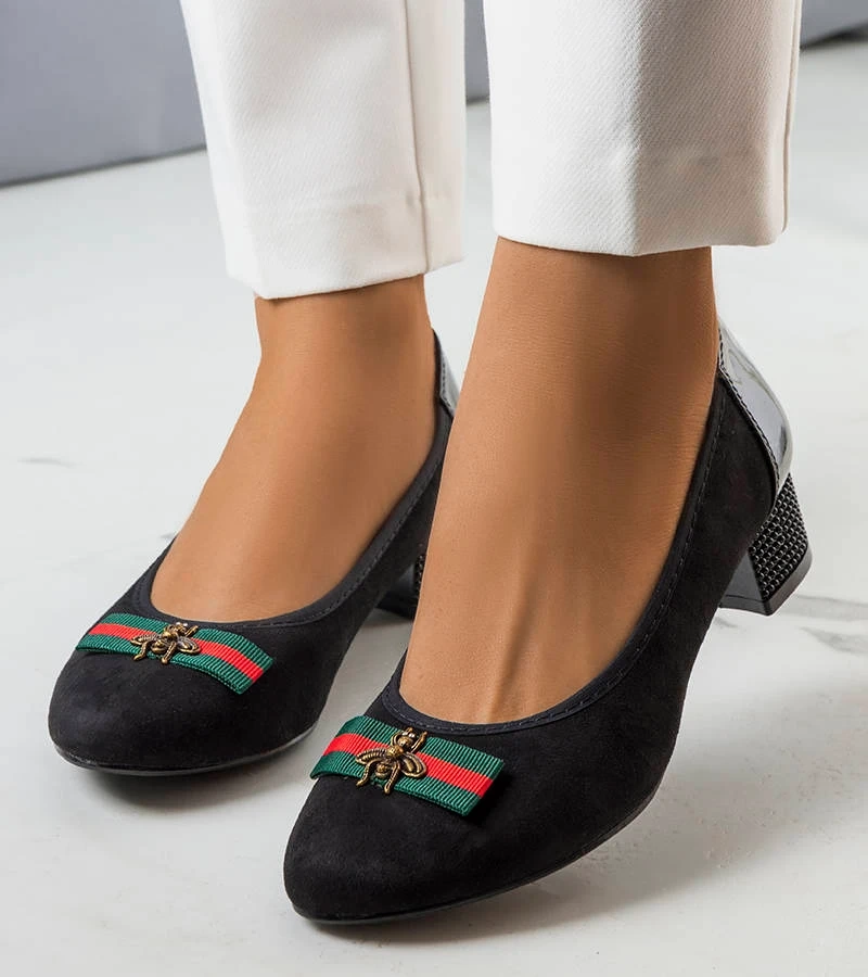 Čierne lodičky Manelia