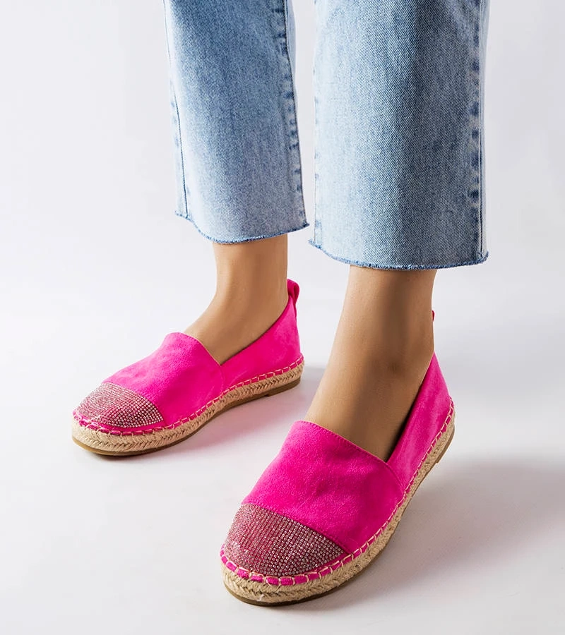 Ružové espadrilky na platforme od Magali