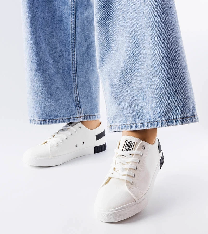 Biele tenisky Big Star LL274039