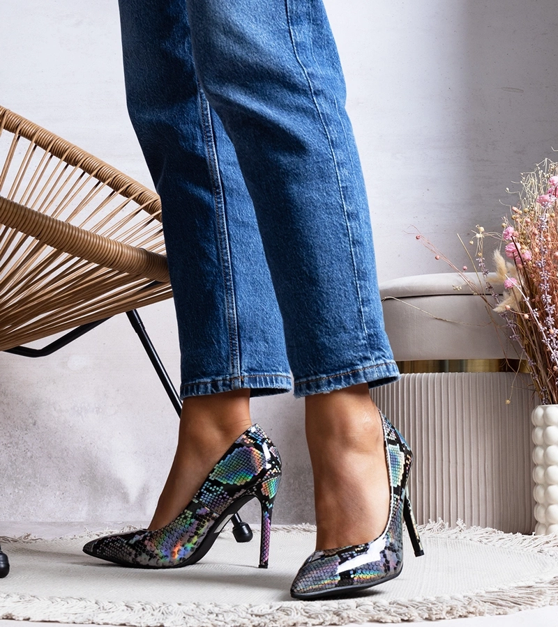 Strieborné lakované ihlice Ella