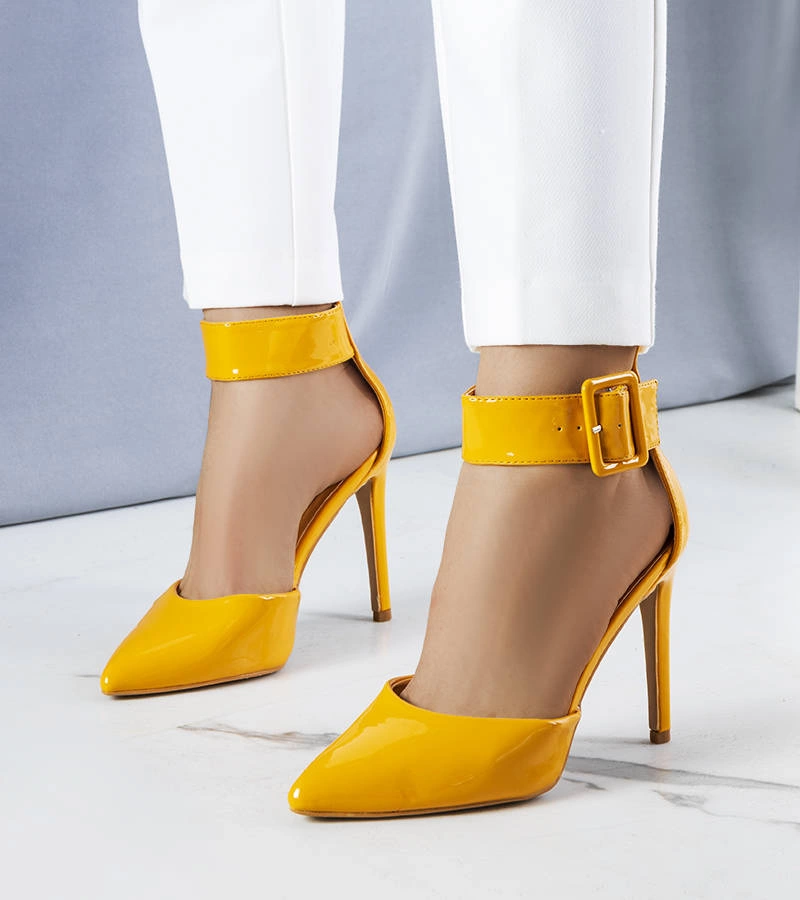 Oranžové lakované ihlice Sonya