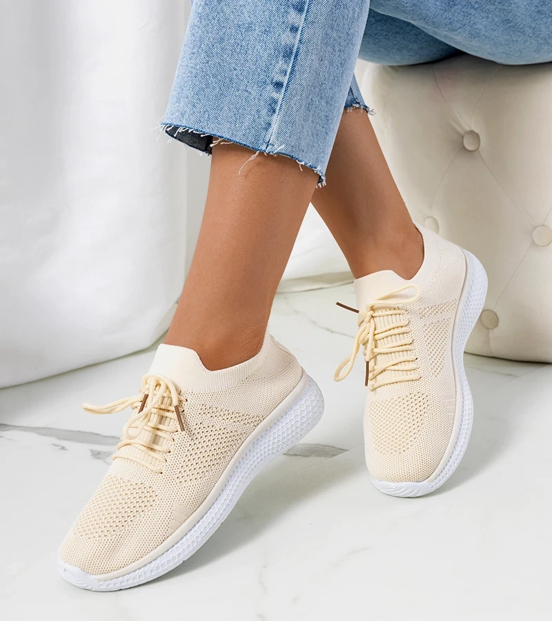 Béžové športové tenisky Michaela