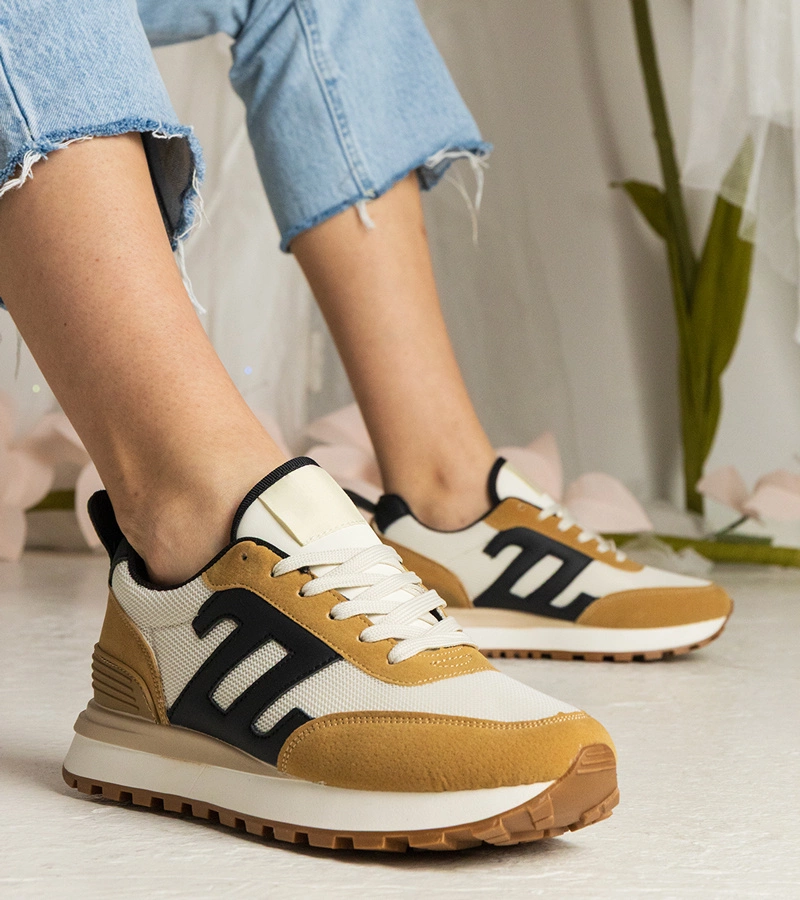 Hnedé dámske športové tenisky Marena