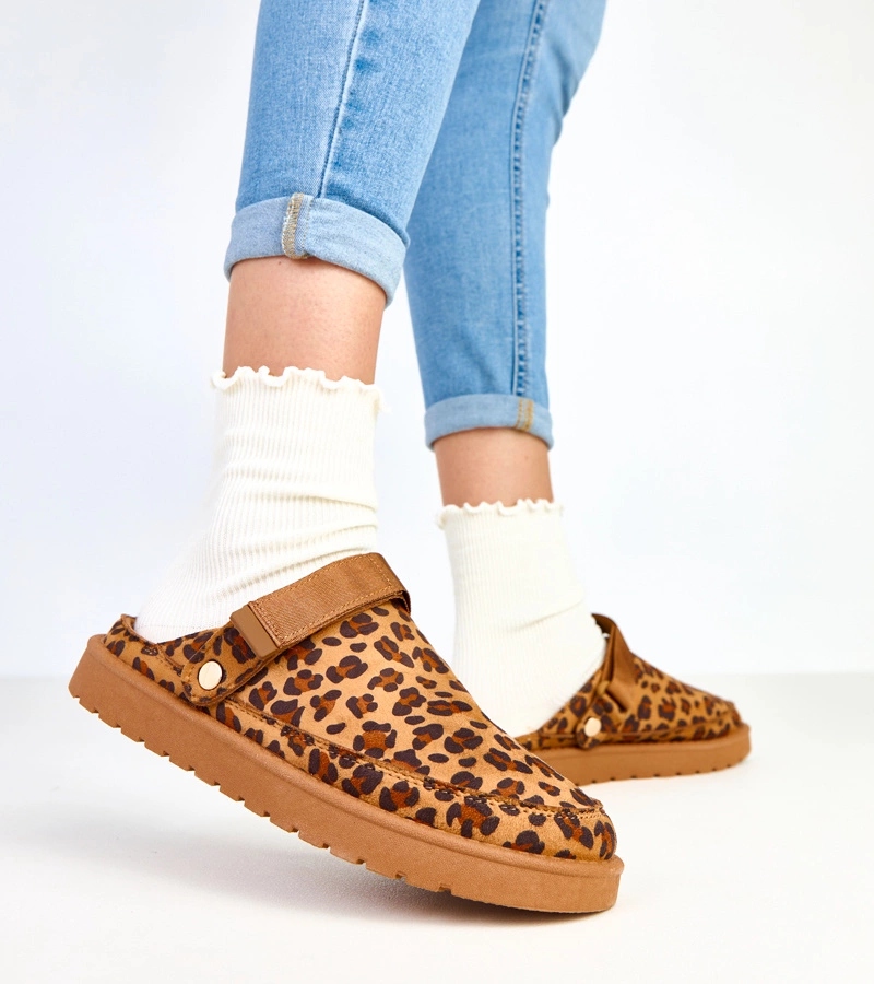 Leopardie mulice na suchý zips Miluska