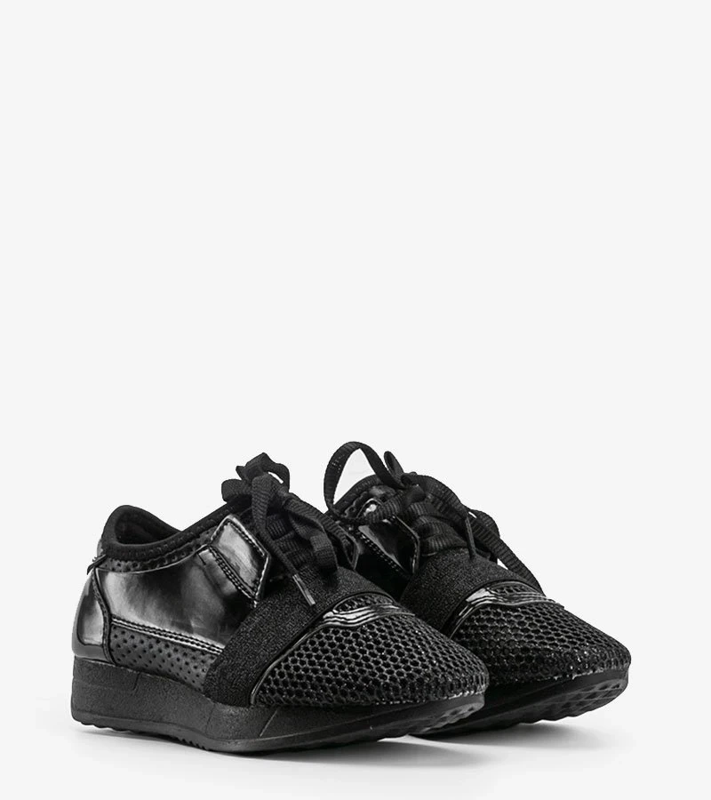 Čierne detské tenisky Kelli